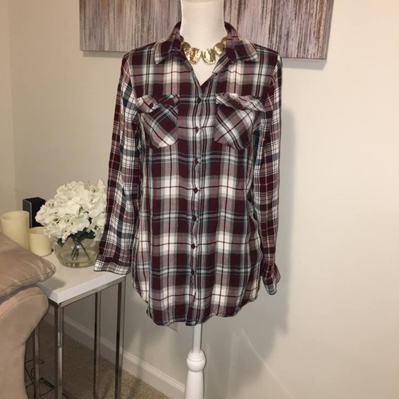 Cato Tops - Cato plaid size medium for women